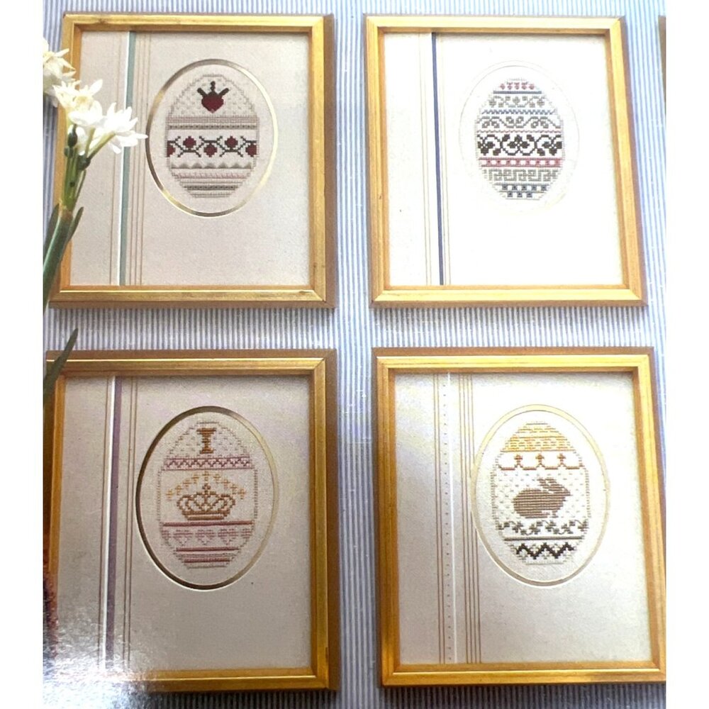 Eileen Bennett "Sampler Easter Eggs" Cross Stitch Pattern Collection